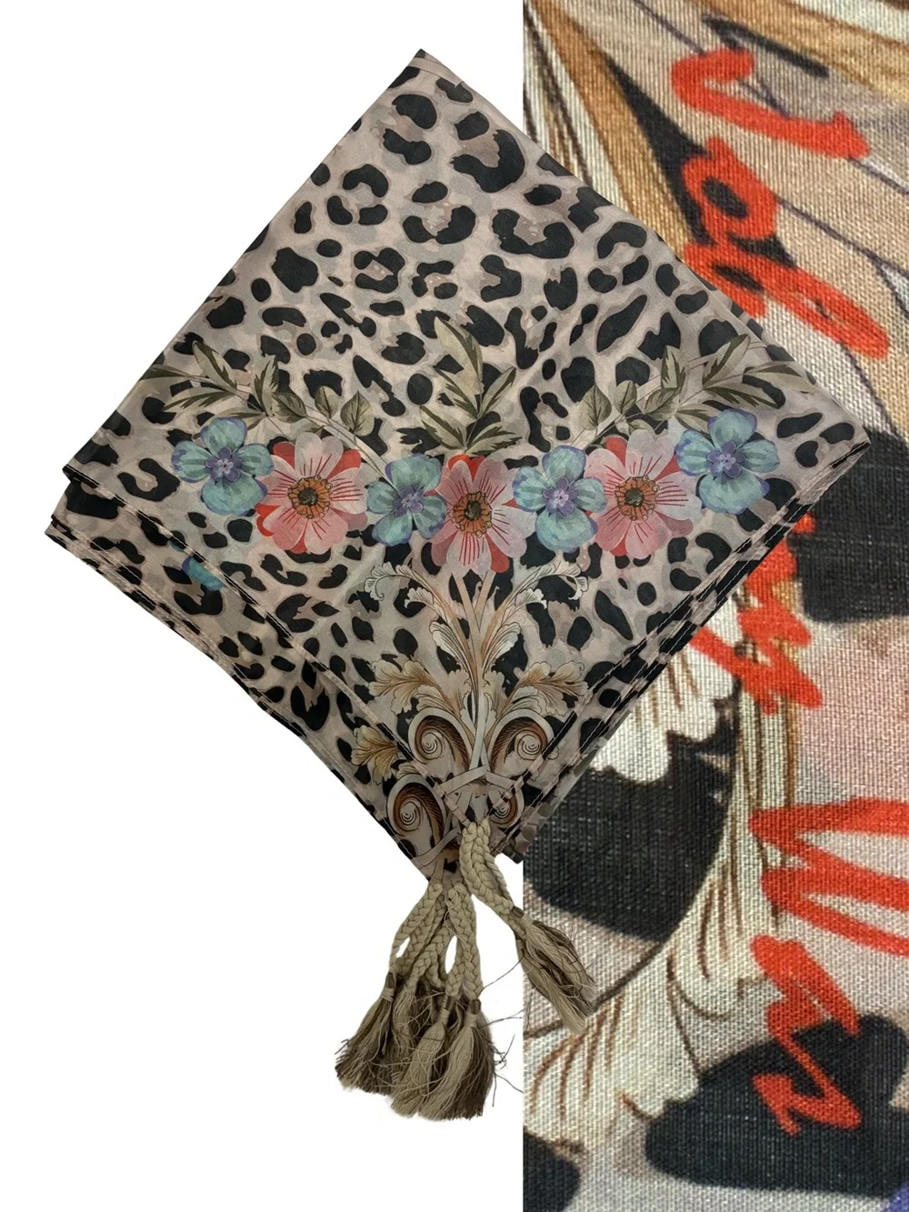 Brand New Johnny Was Silk Scarf